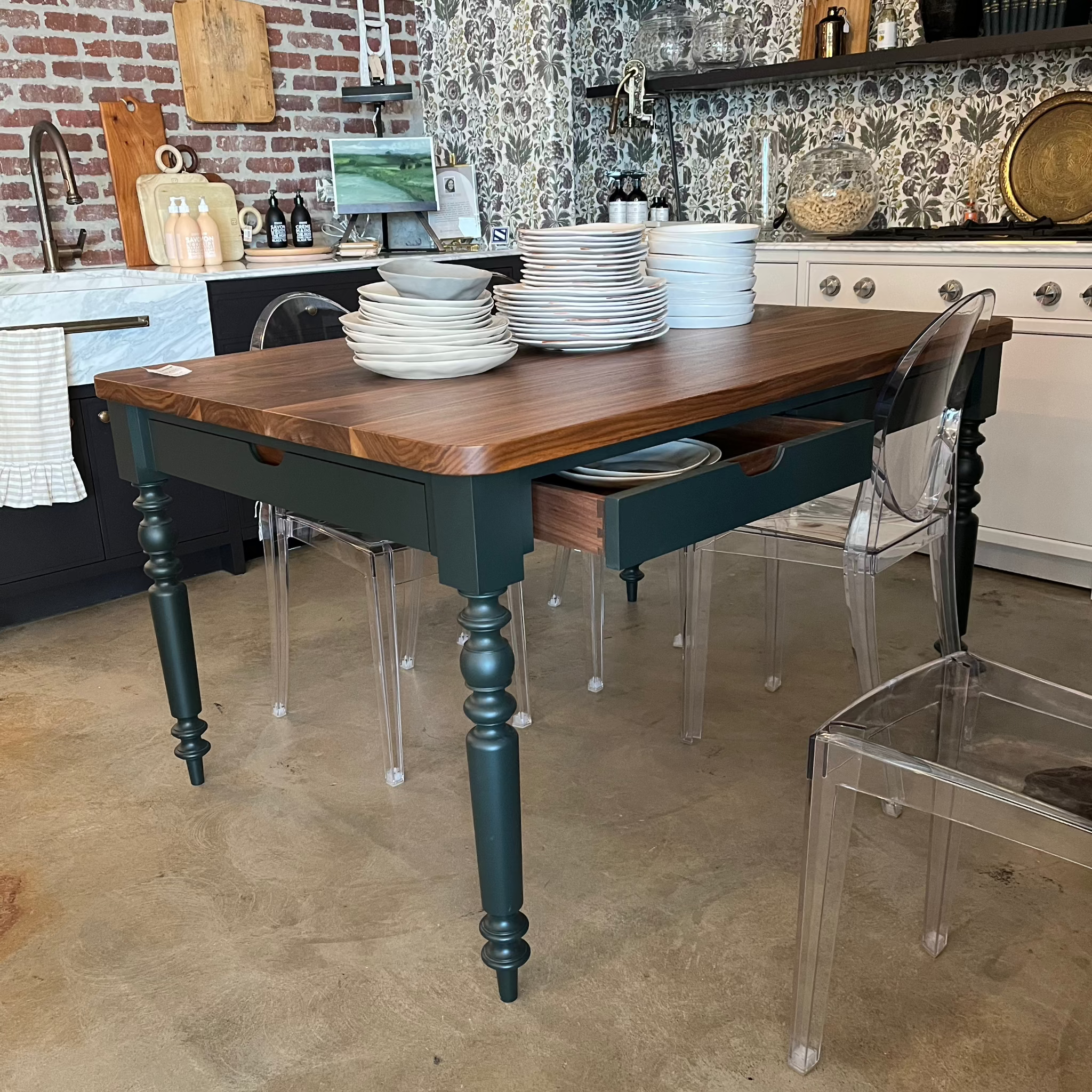 walnut dining table