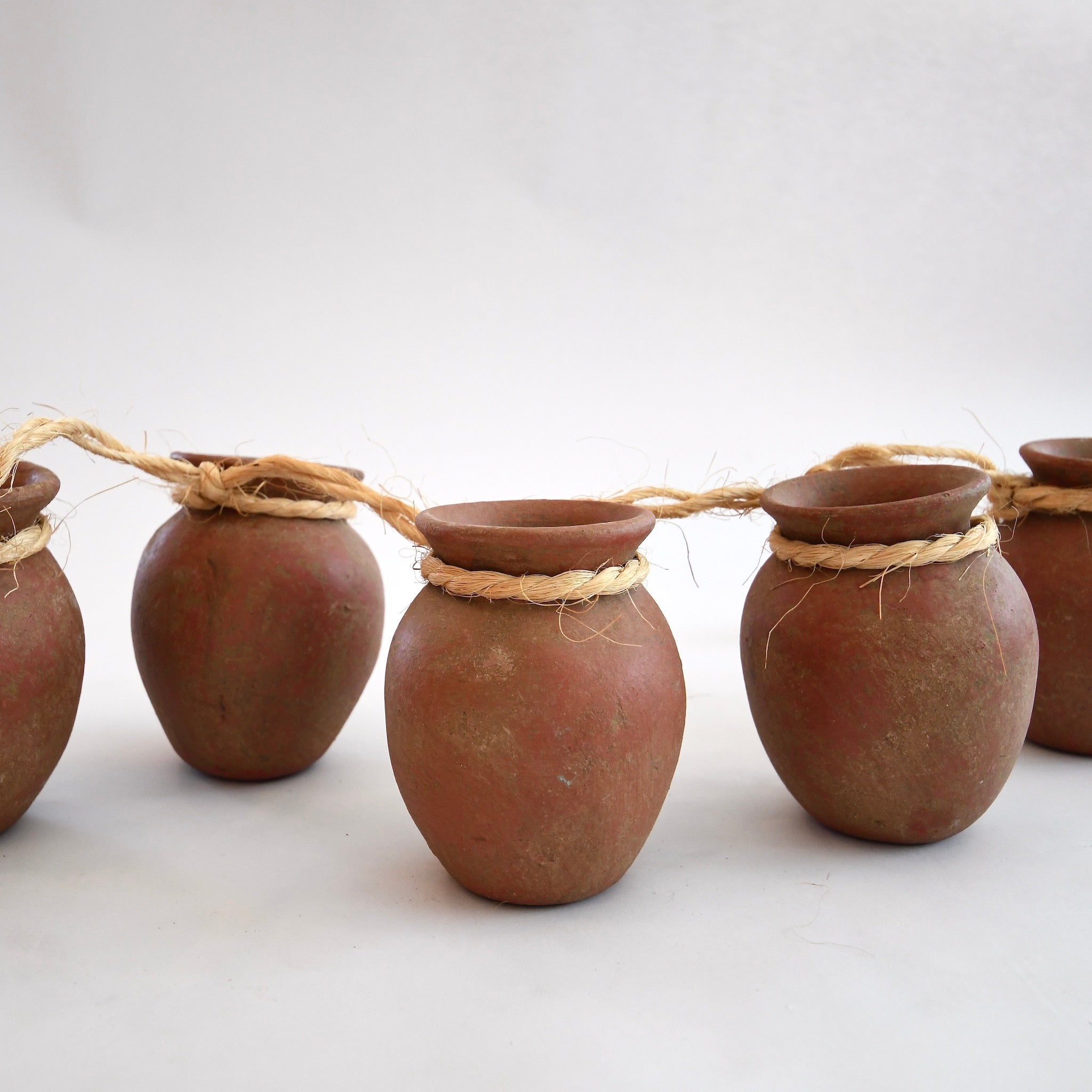 Antique Pottery Set - Rustic Elegance for Your Living Space