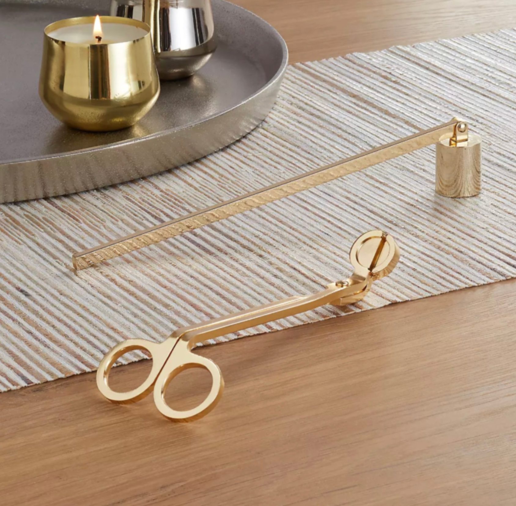 Gold Candle Snuffer - Shoppe Details and Design.