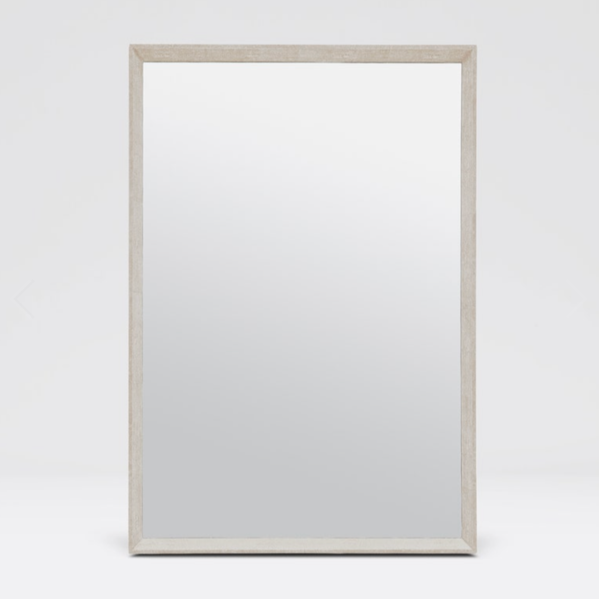 David Mirror with sand realistic faux shagreen finish.