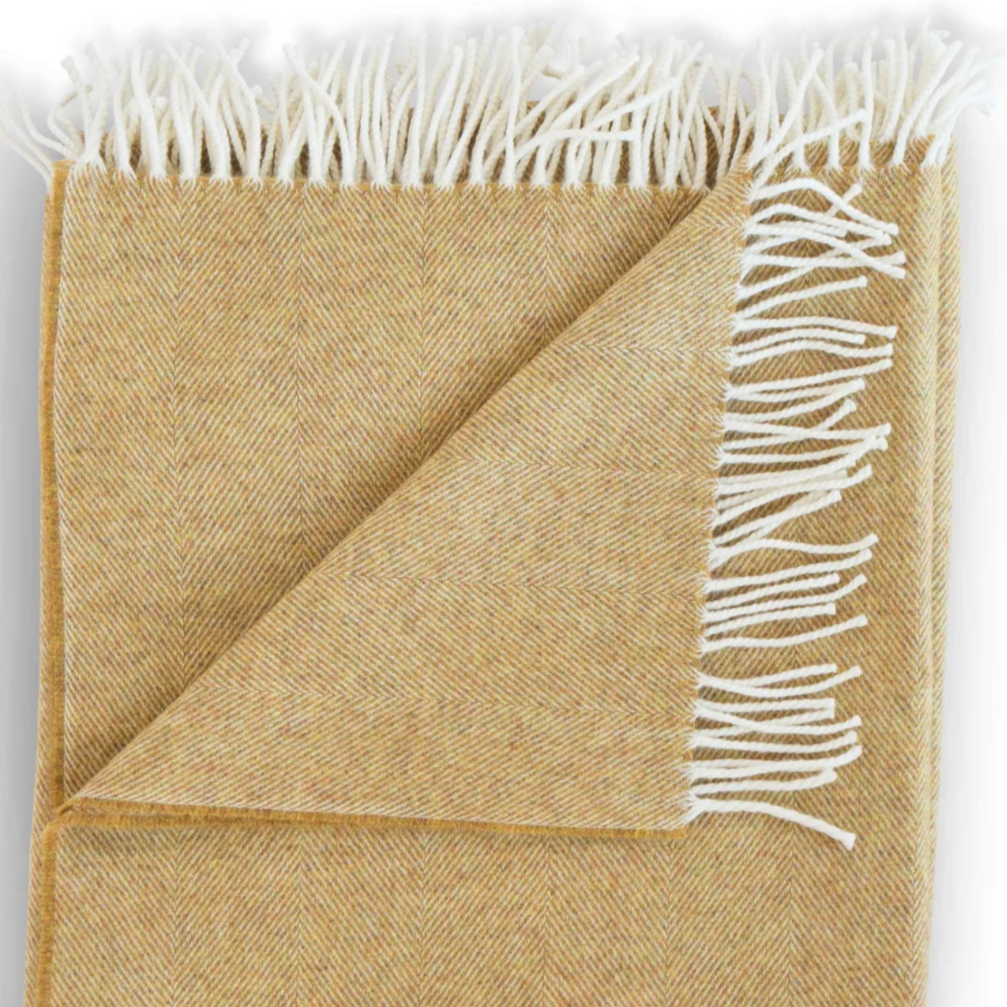 lightweight herringbone throw