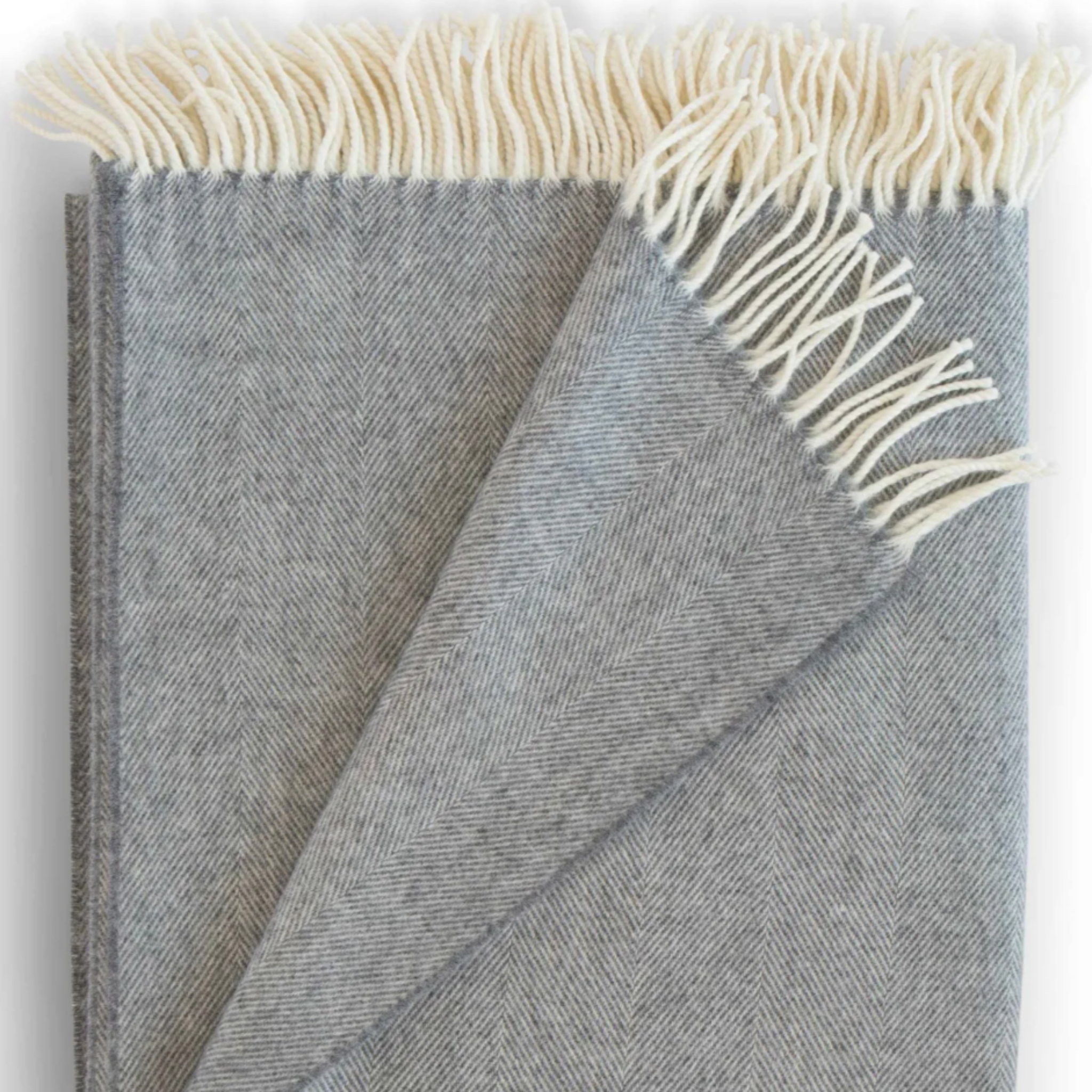 lightweight herringbone throw