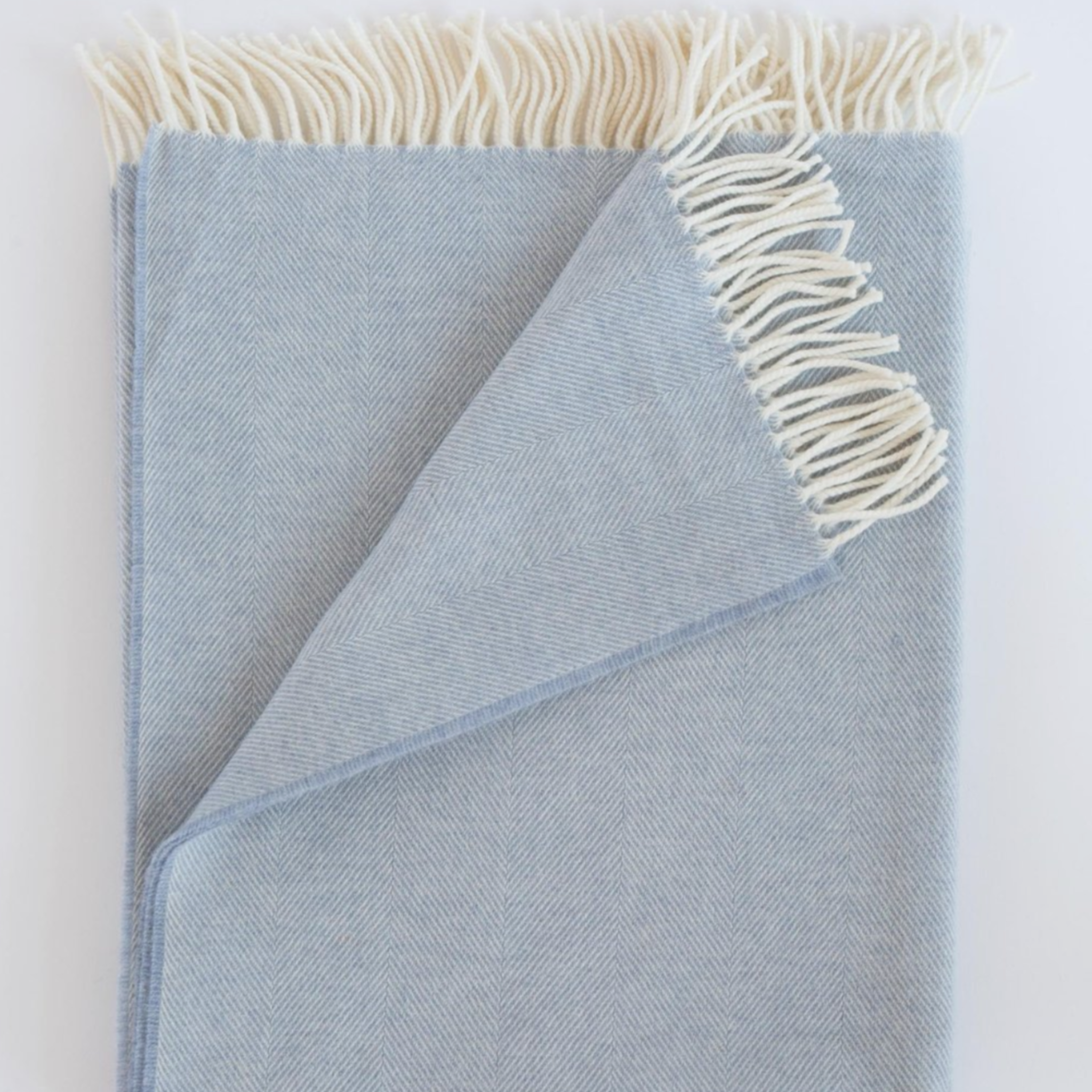 lightweight herringbone throw