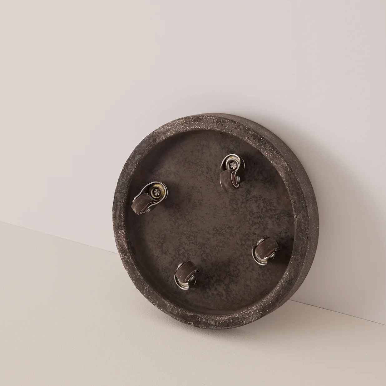 dark stone plant trolley