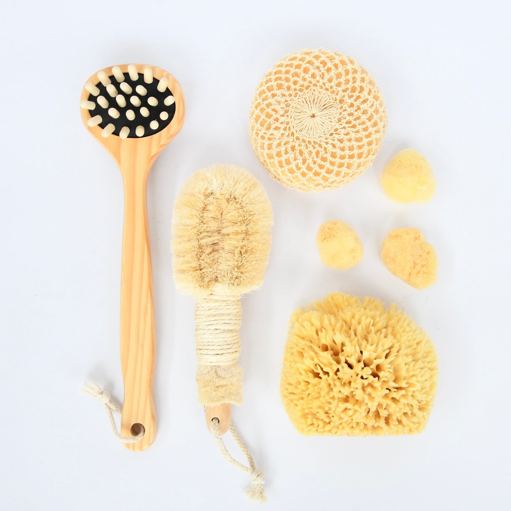 Baudelaire- 9"Sisal Body Brush - Shoppe Details and Design.