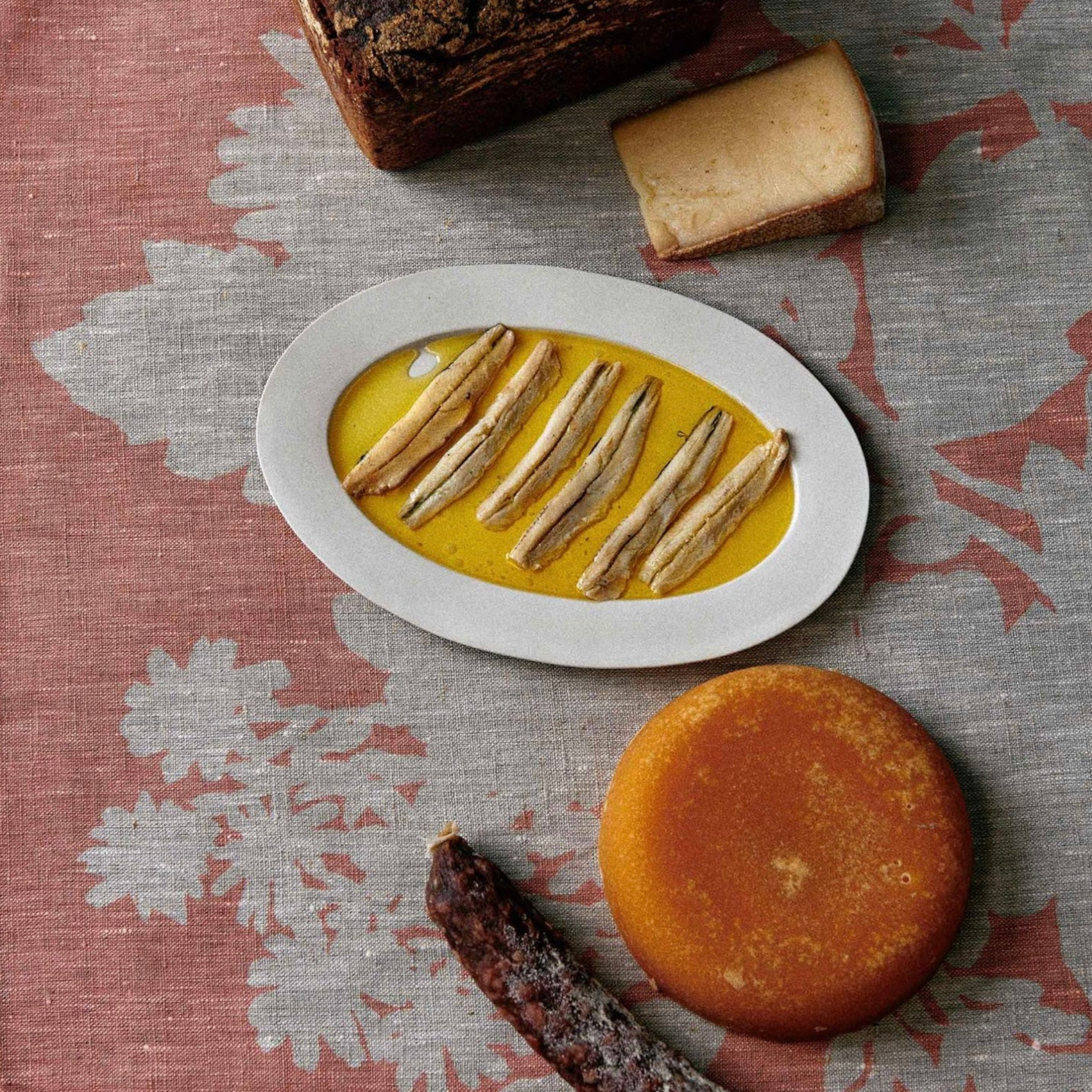 Bonnie and Neil Foxglove Linen Tea Towel - Shoppe Details and Design.