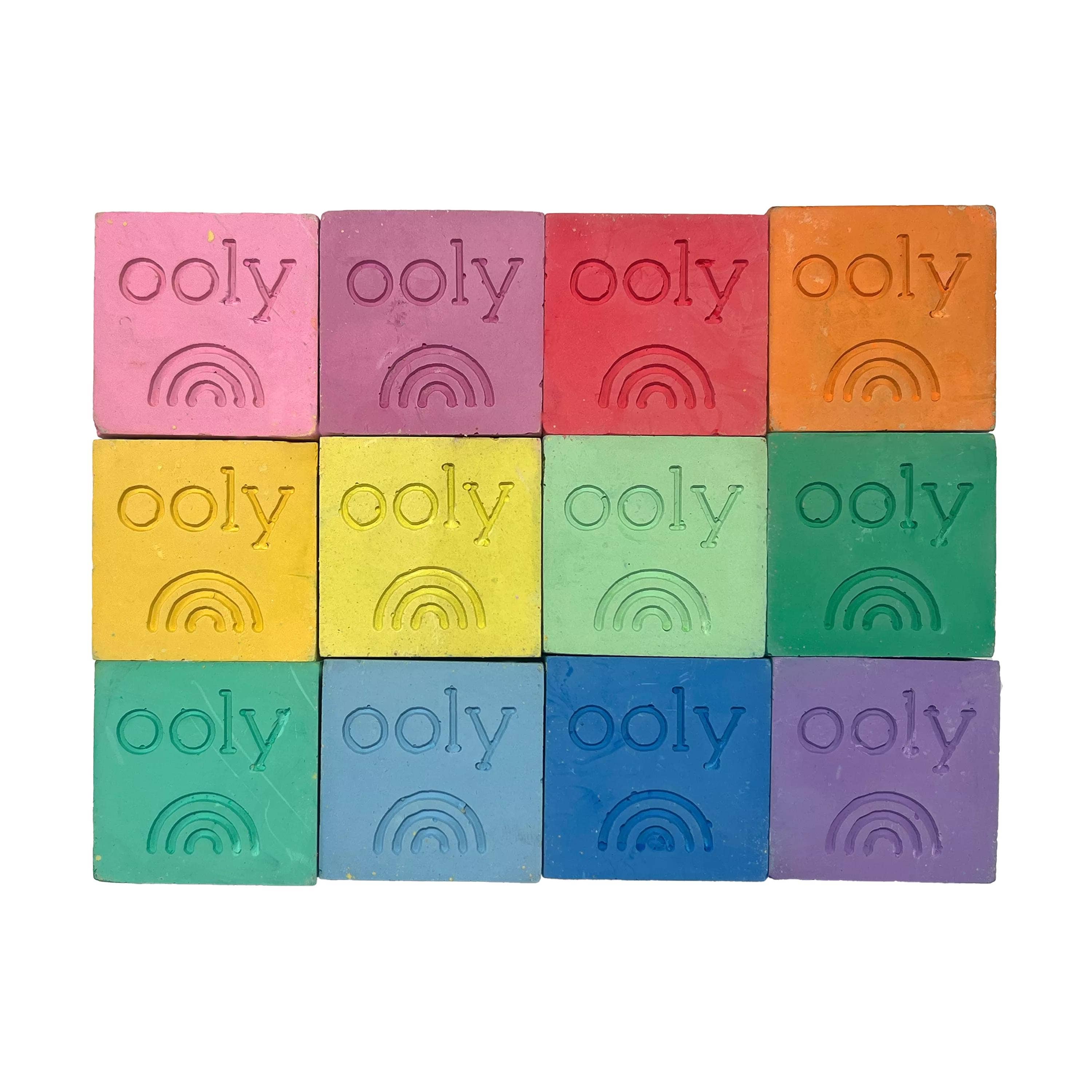 Ooly Chalk-O-Rama Block Sidewalk Chalk.