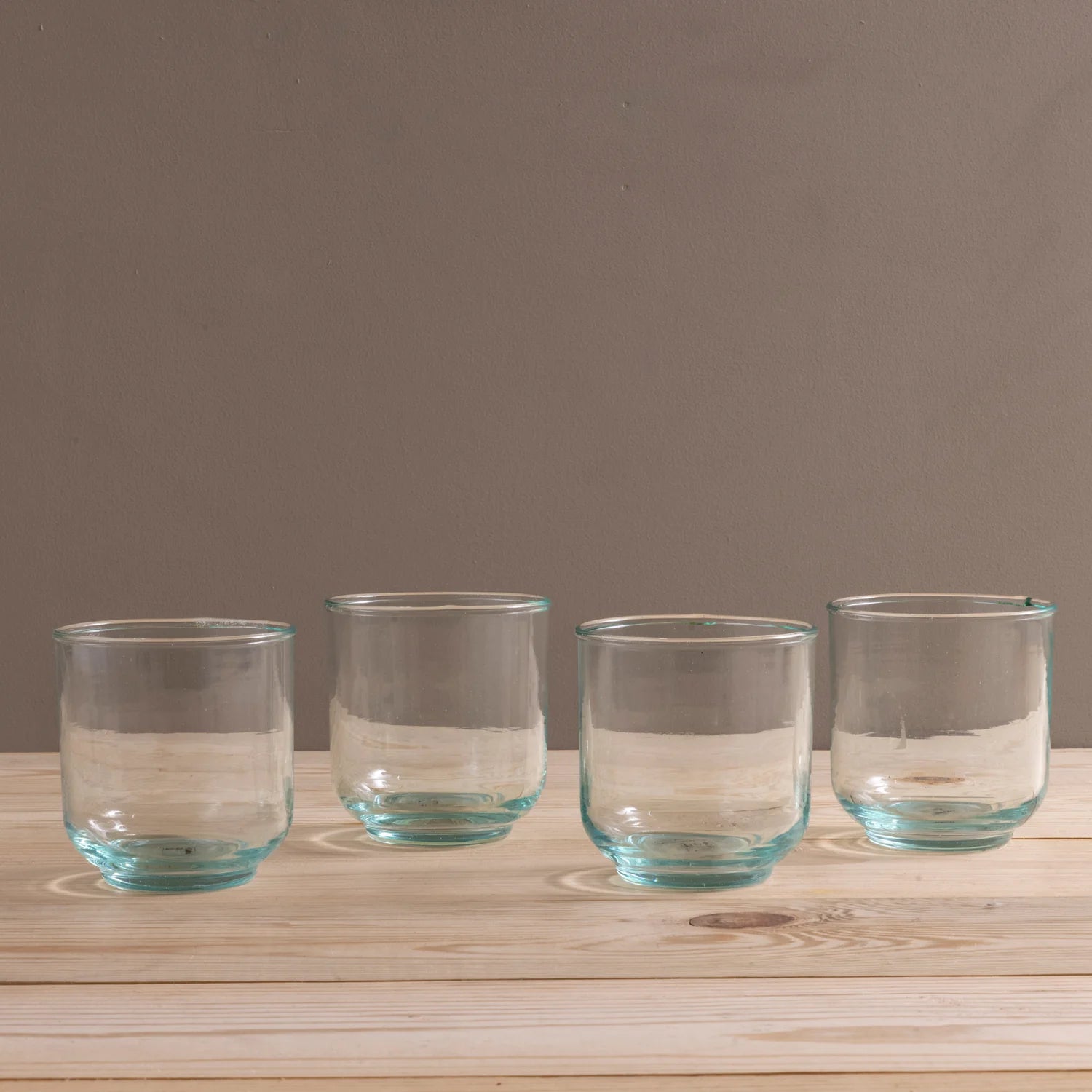 eco-chic recycled glass tumbler.