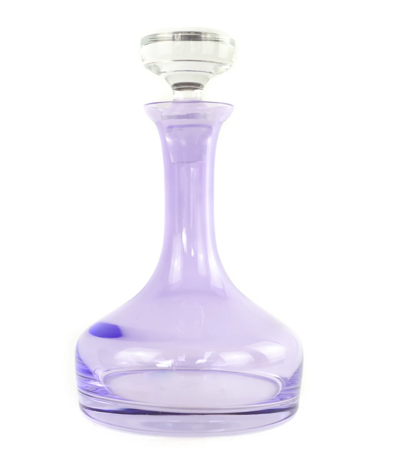 Estelle Colored Glass Vogue Decanter in Lavender.