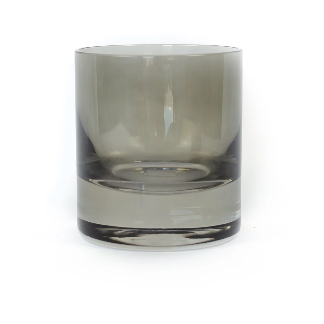 Estelle Colored Glass Gray Smoke Rock Glasses - Set of 6 - Shoppe Details and Design.