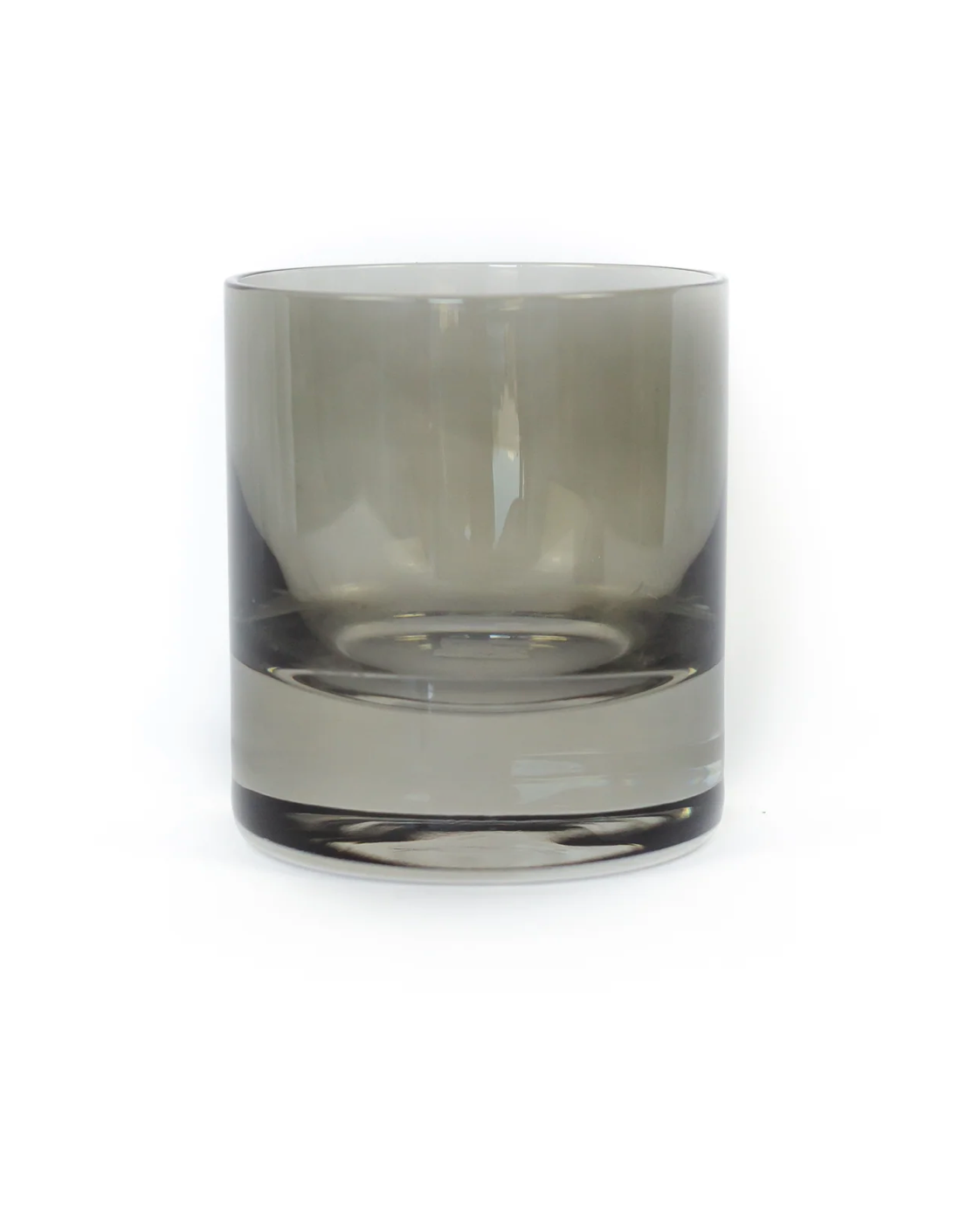 Estelle Colored Glass Gray Smoke Rock Glasses - Set of 6 - Shoppe Details and Design.