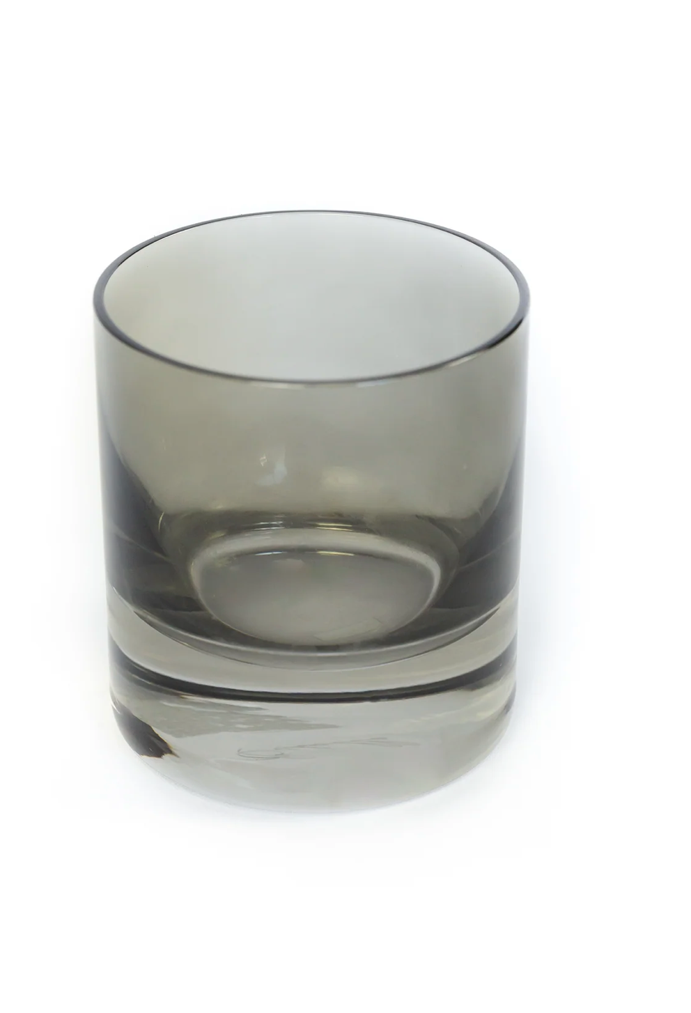 Estelle Colored Glass Gray Smoke Rock Glasses - Set of 6 - Shoppe Details and Design.
