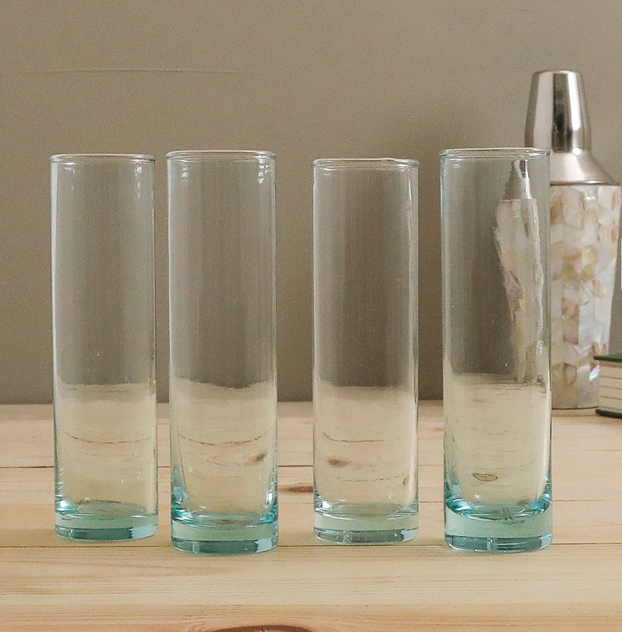 handcrafted champagne flute eco luxe.