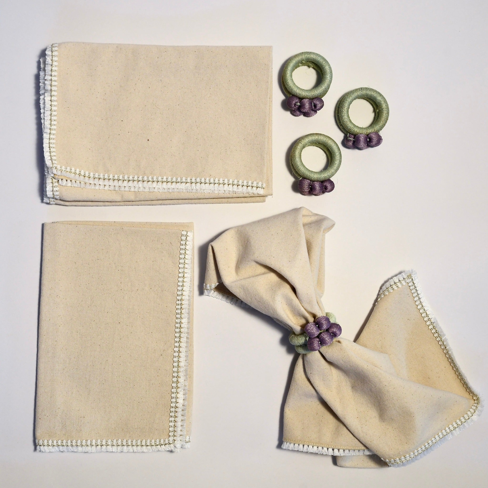 luxury cabana napkin set of four.