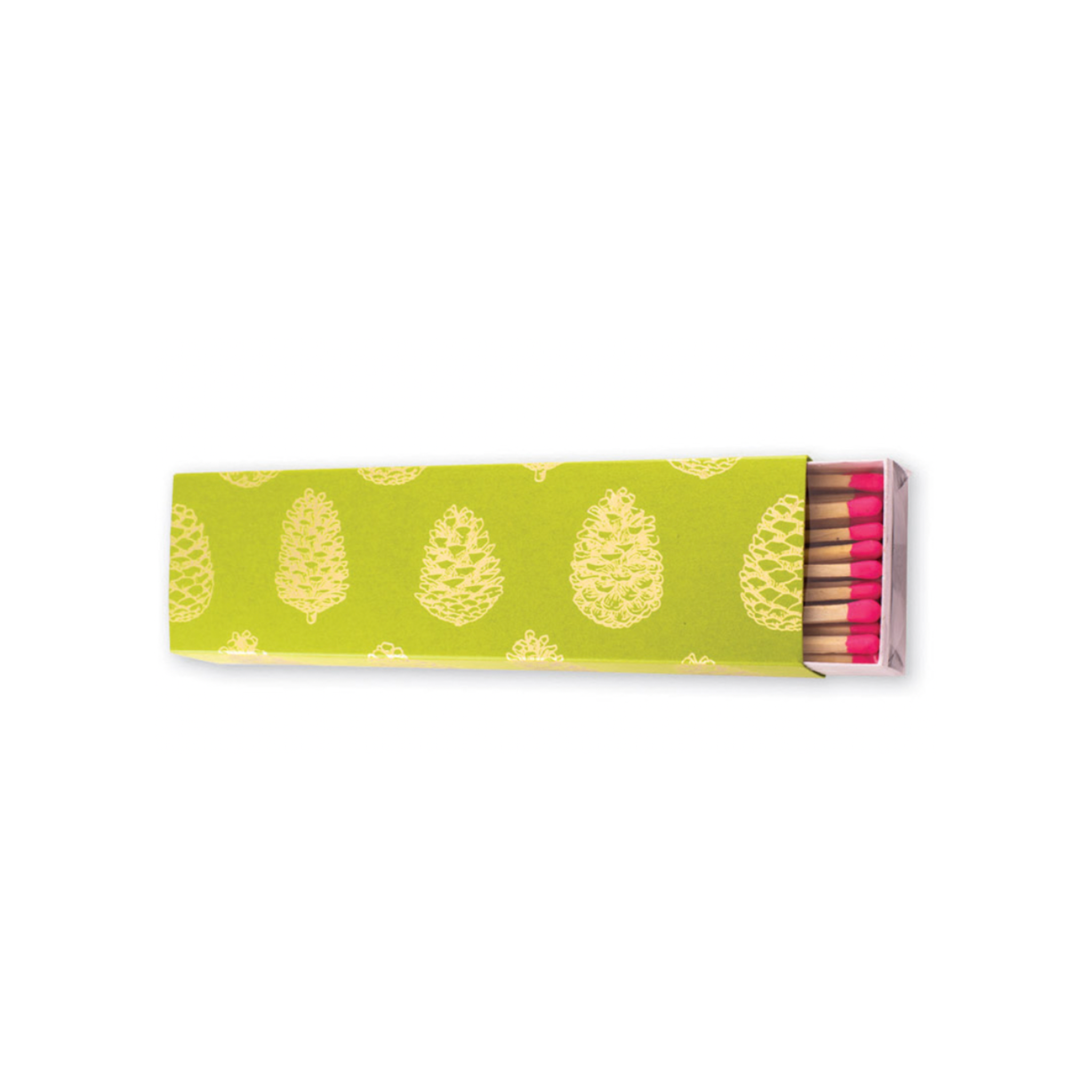 Match Daddy - Green Pine Cone Matches - Shoppe Details and Design.