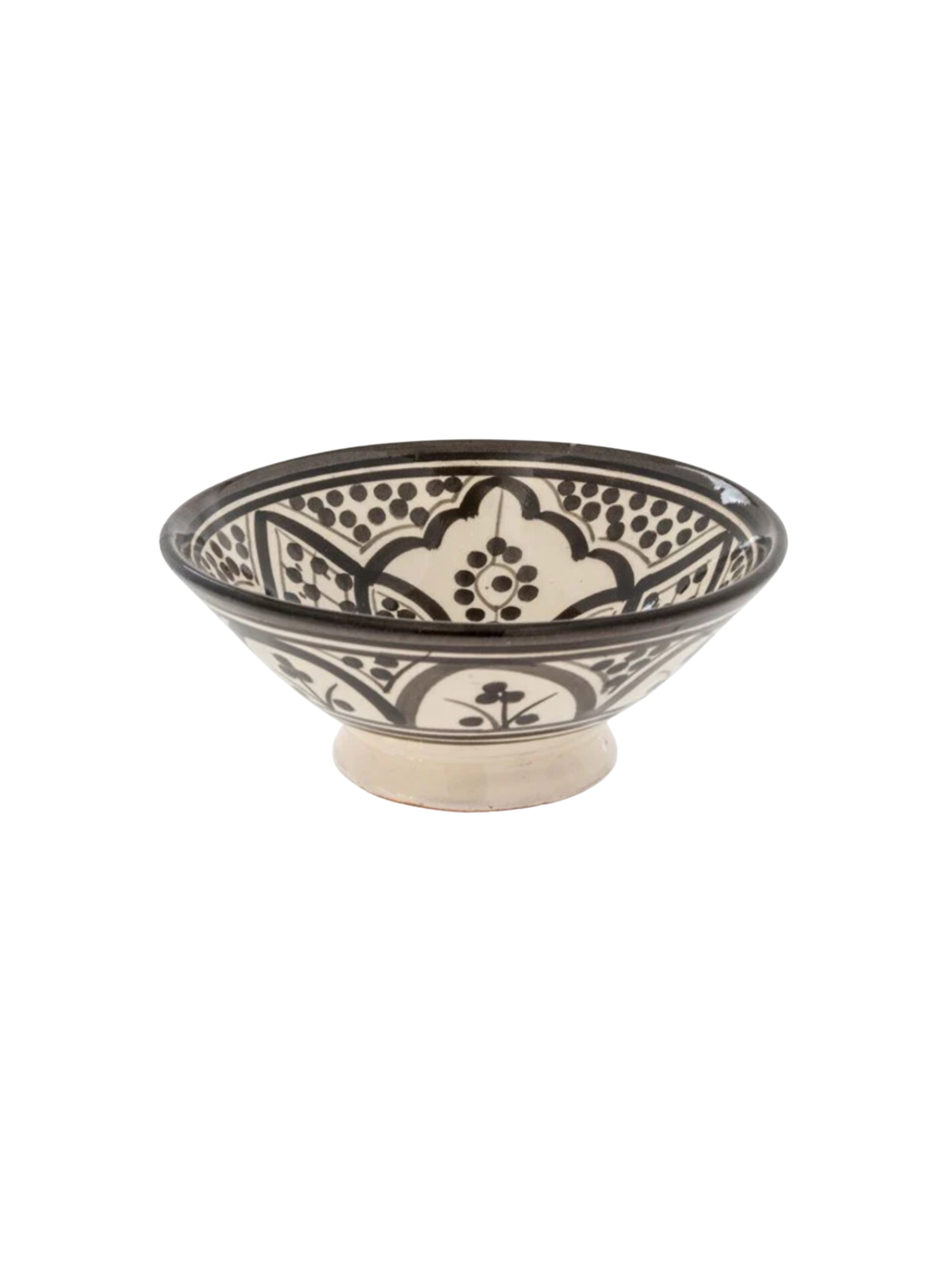 moroccan bowl, black.