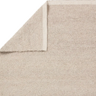 Neutral Texture Rug in Oatmeal, handwoven with pebble boucle texture, 100% PET yarn, durable for indoor or outdoor use.