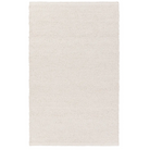 Neutral Texture Rug in white with 1/2-inch thickness, handwoven from durable 100% PET yarn, perfect for indoor or outdoor use.