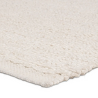 Neutral Texture Rug in white with 1/2-inch thickness, handwoven from durable 100% PET yarn, perfect for indoor or outdoor use.