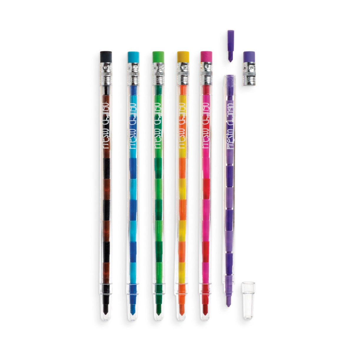 ooly world of colors happy pack, erasable crayon pencils.