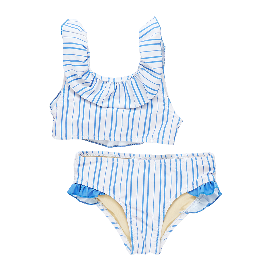 Pink Chicken- Girls Ariel Bikini in Riviera Stripe - Shoppe Details and Design.