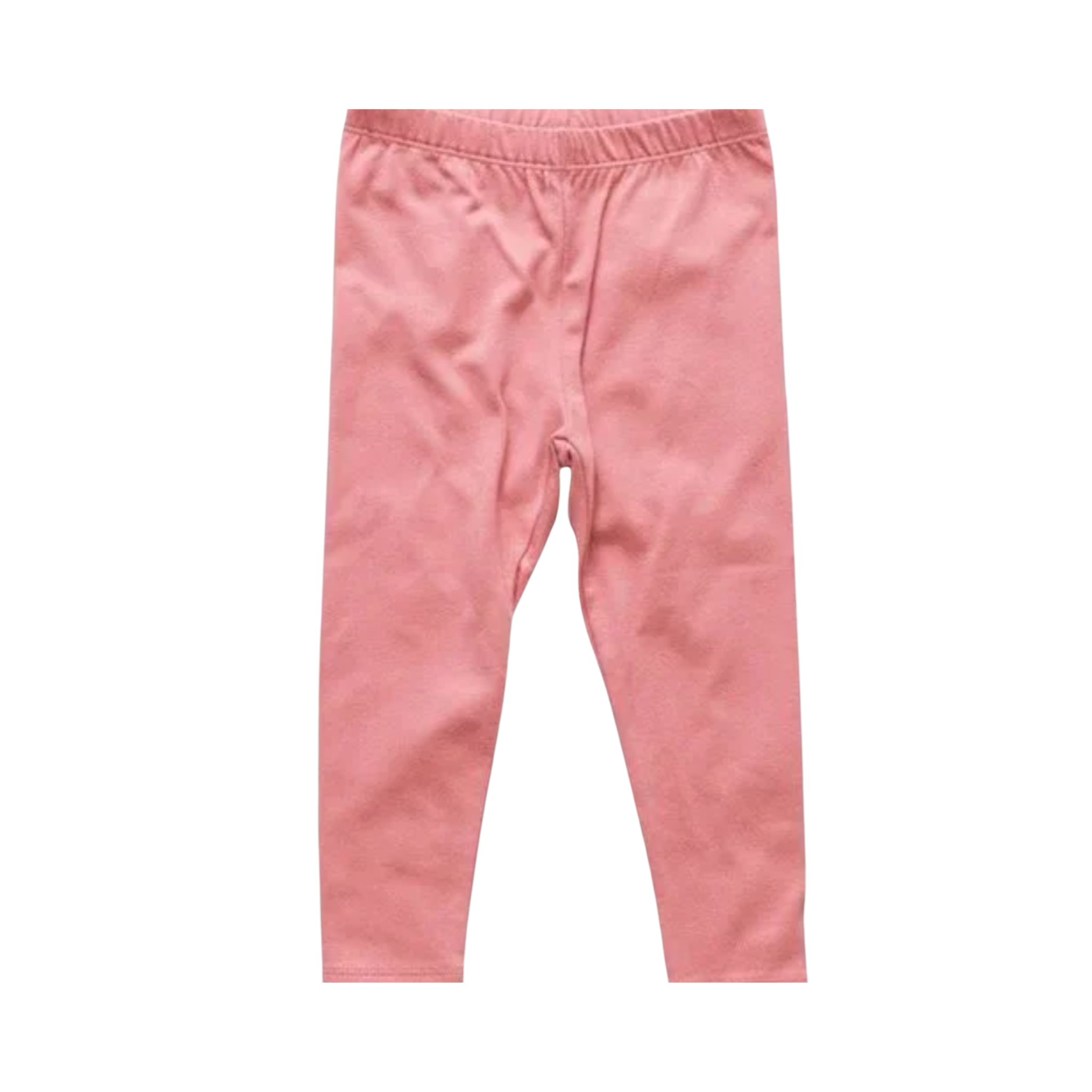 pink chicken girls organic legging - apricot.