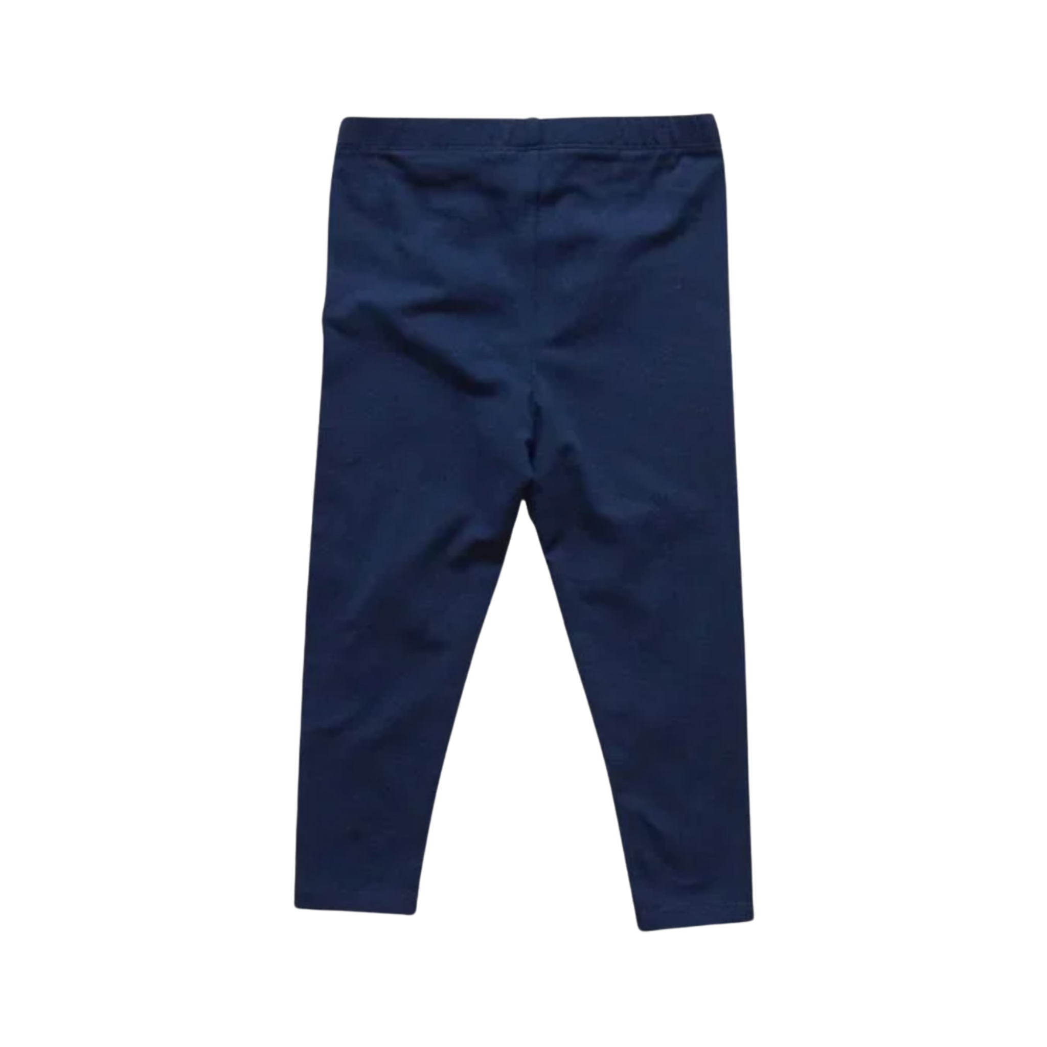 pink chicken girls organic legging - navy.