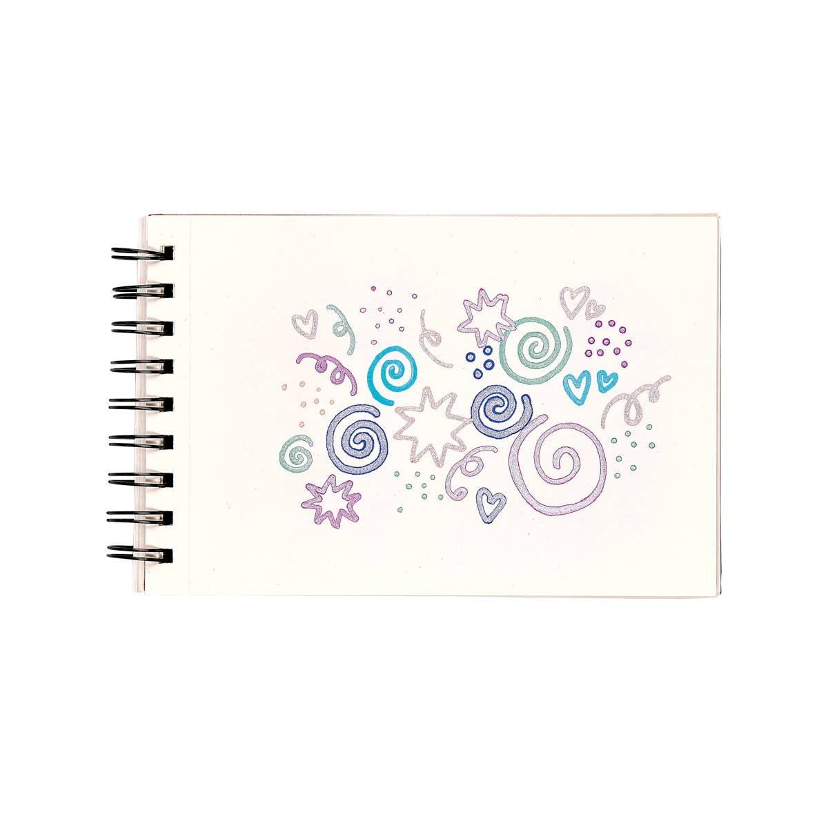 silver linings outline markers - set of 6.