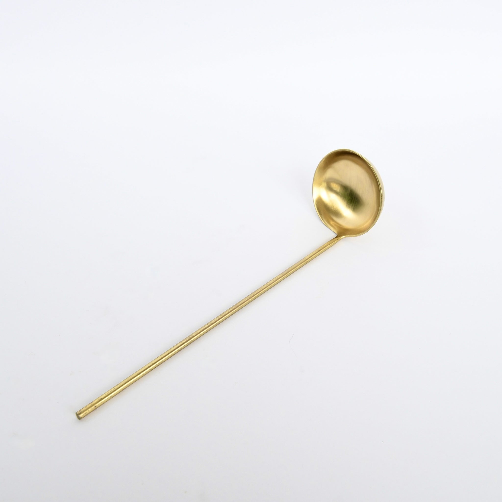 Elegant Stainless Steel Ladle - Shoppe Details and Design.