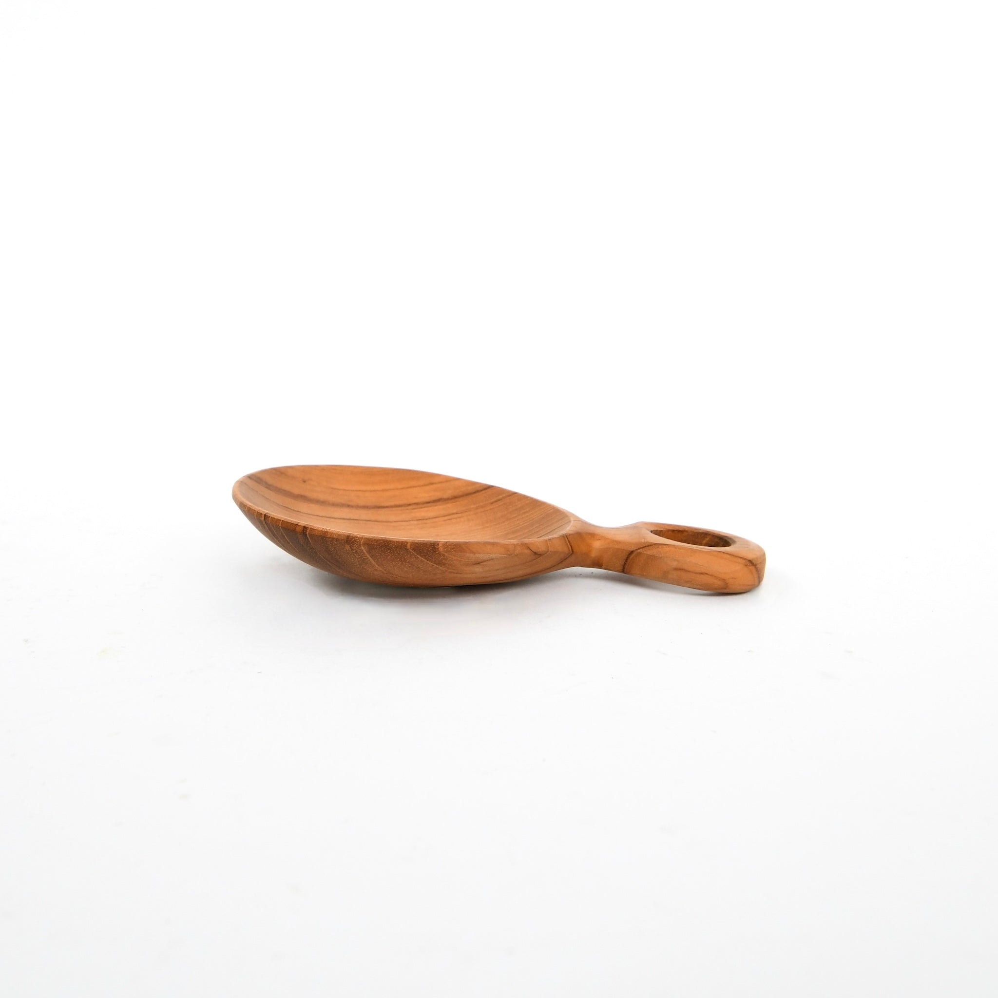 Teak Root Hand-Carved Paddle Scoop - Shoppe Details and Design.