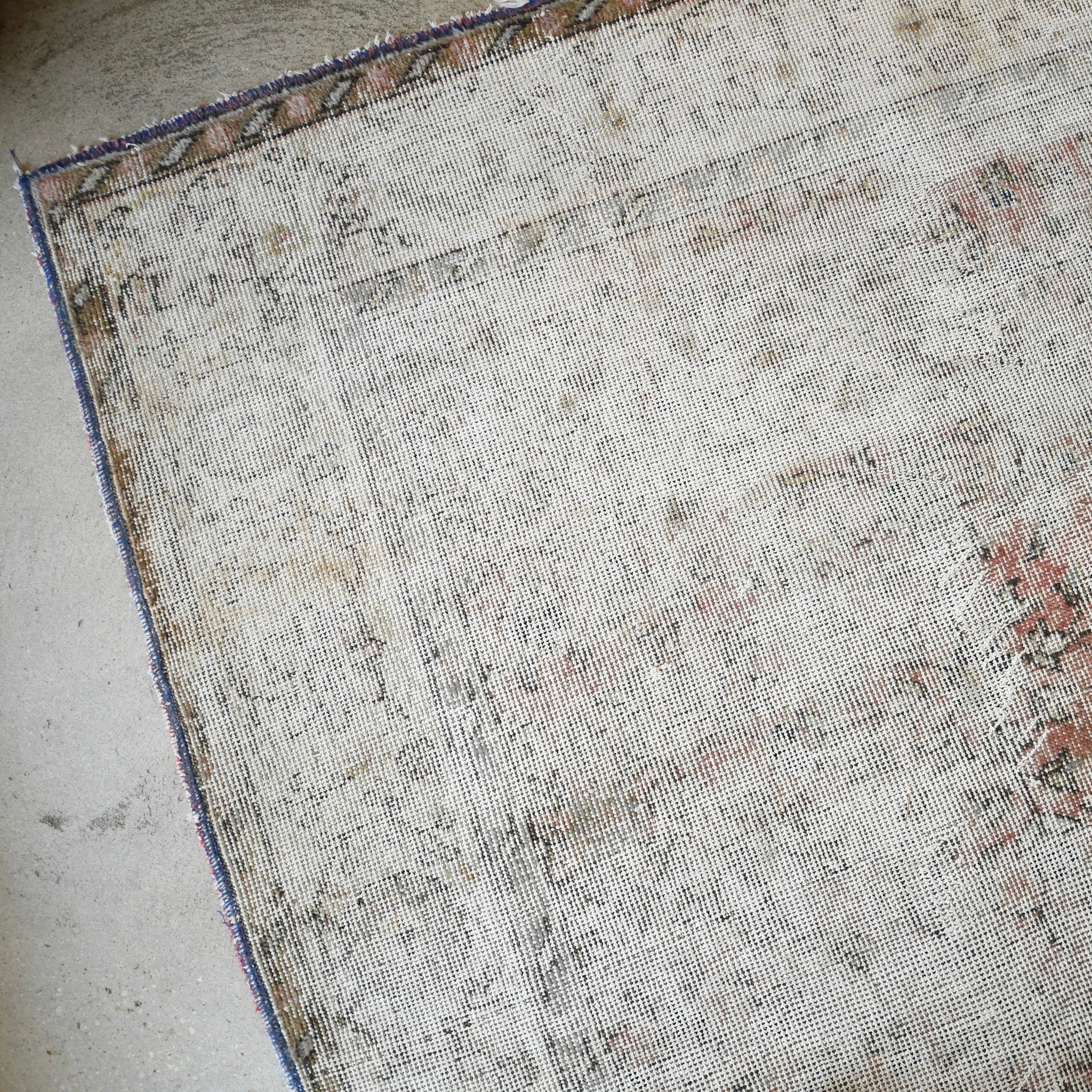 Antique Turkish Rug Blush Pink.