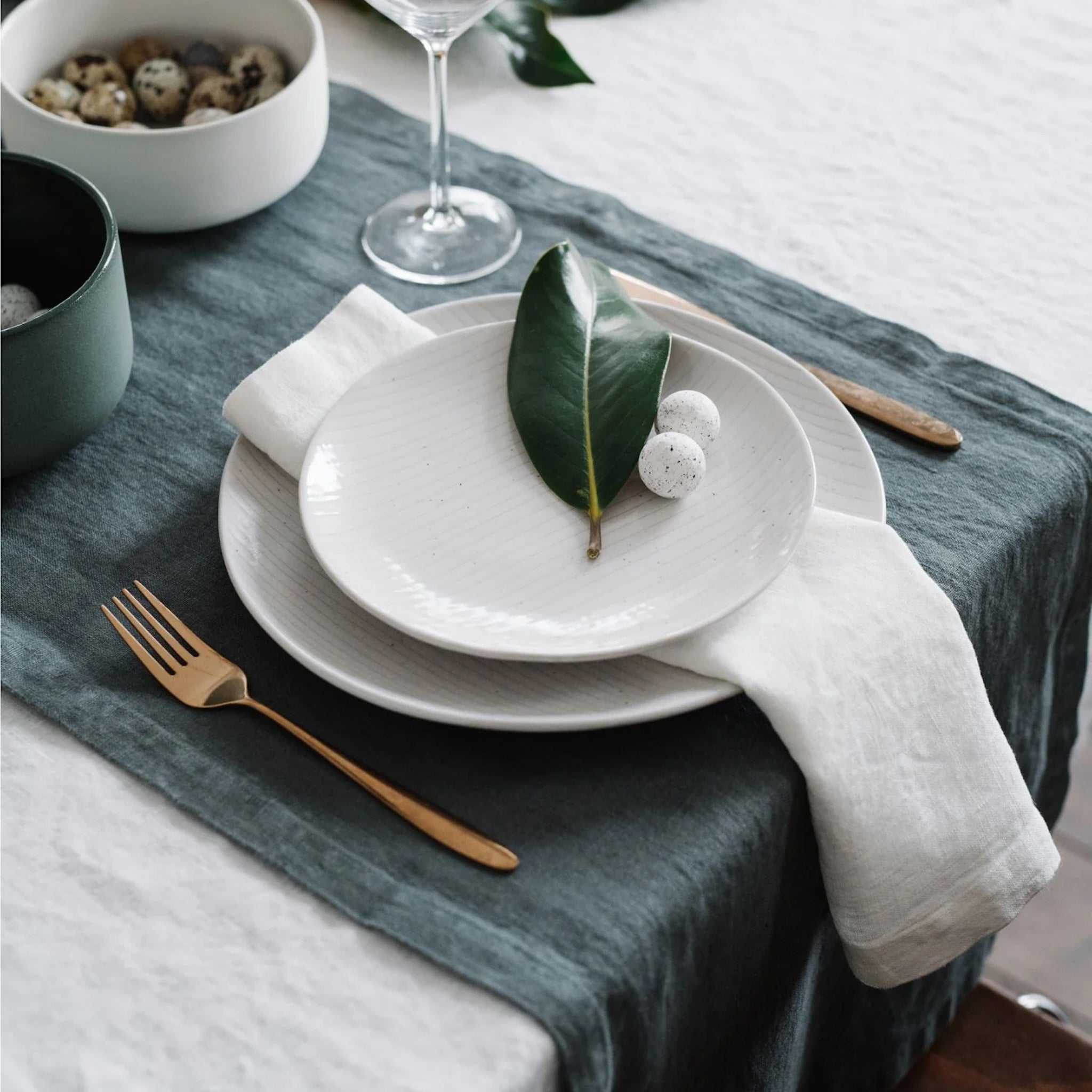 Luxurious White Linen Napkins: Sustainable Sophistication - Shoppe Details and Design.