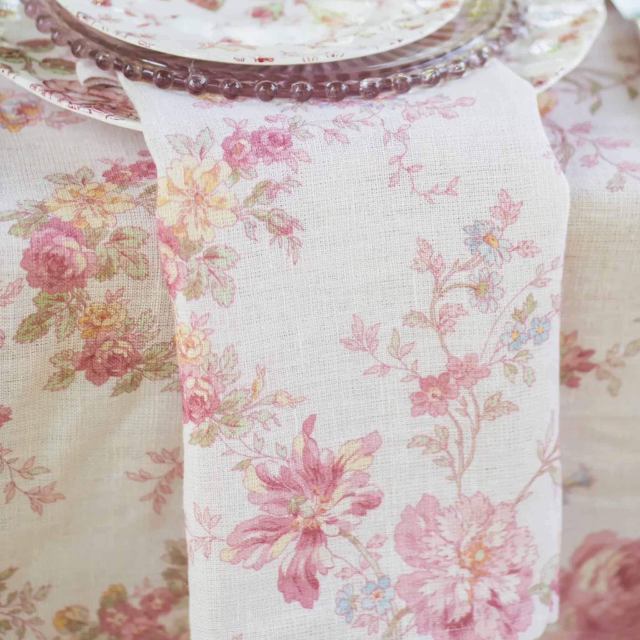 chelsea linen napkins set of four.
