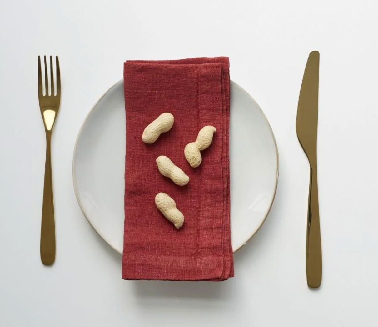 Cranberry Linen Napkins Set - Shoppe Details and Design.