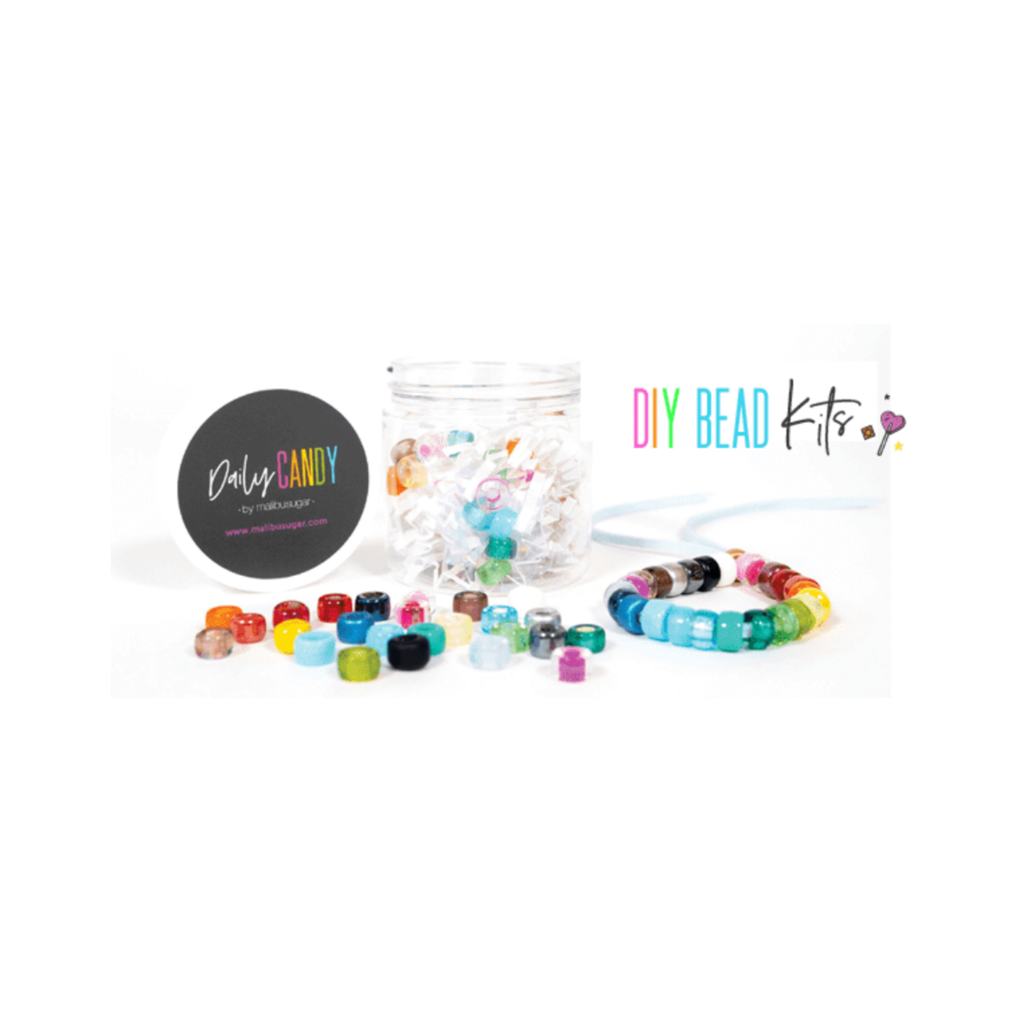 diy kids rainbow bracelet kit.