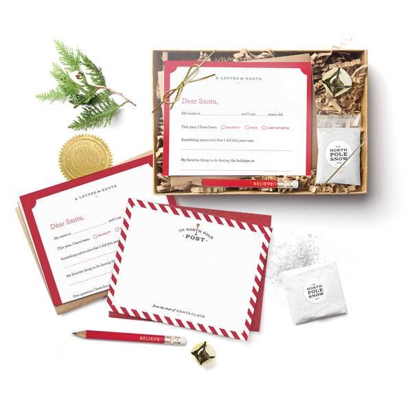 Inklings Paperie- Santa Letter Kit - Shoppe Details and Design.