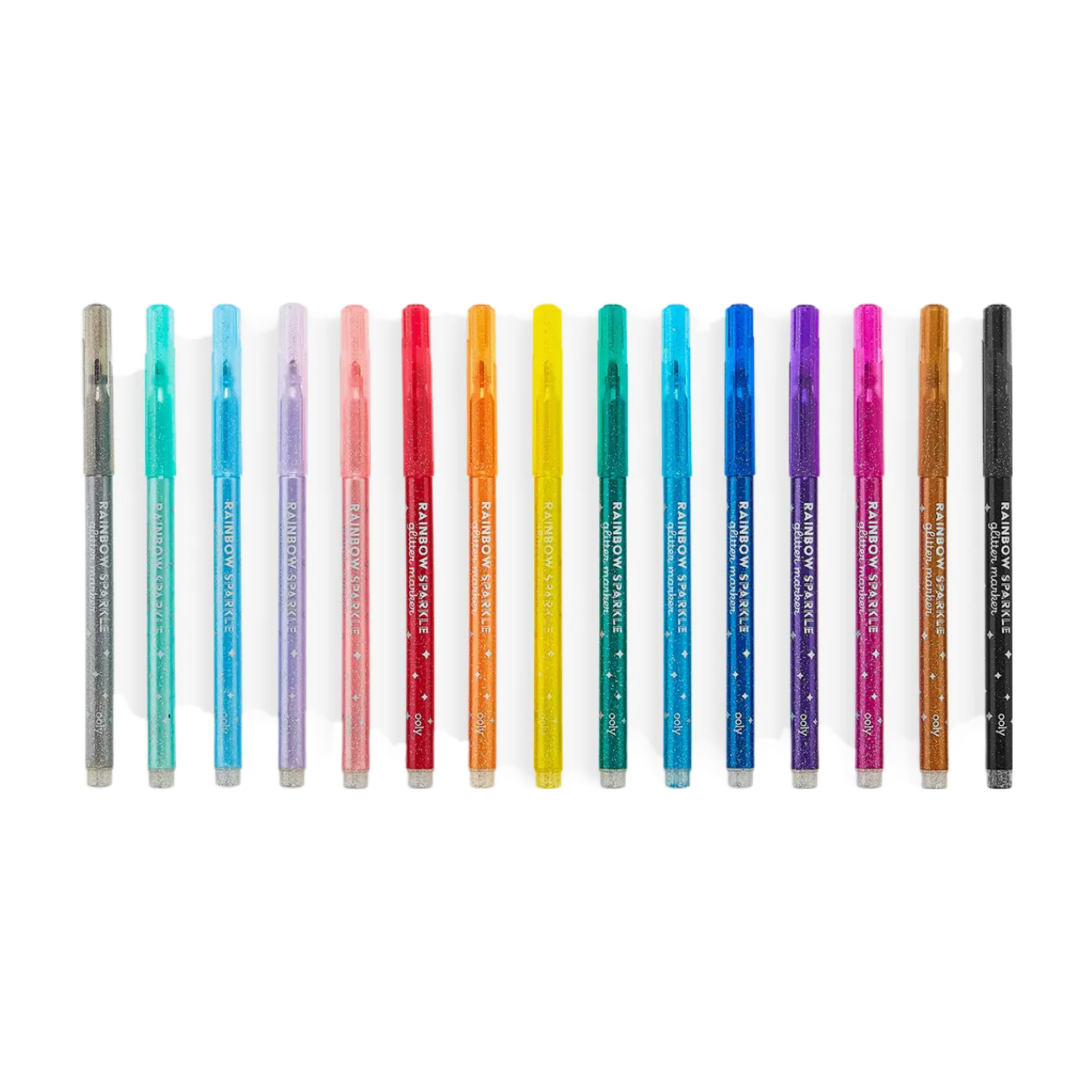ooly rainbow sparkle glitter markers.