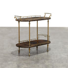 Bar cart, brass bar cart, drink trolley