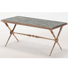 bronze & metal cocktail table