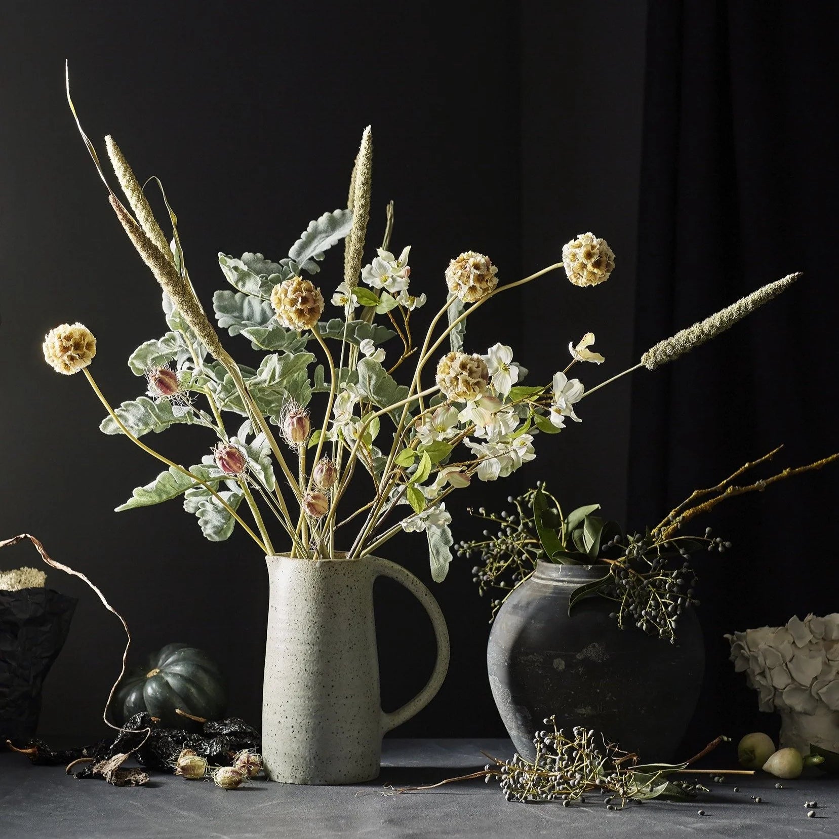 Faux Scabiosa Stem - Shoppe Details and Design