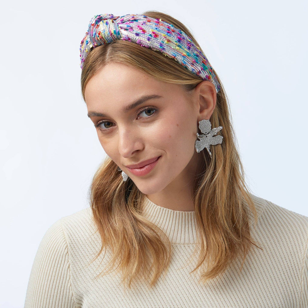 Metallic Confetti Hairband - Colorful Fringe