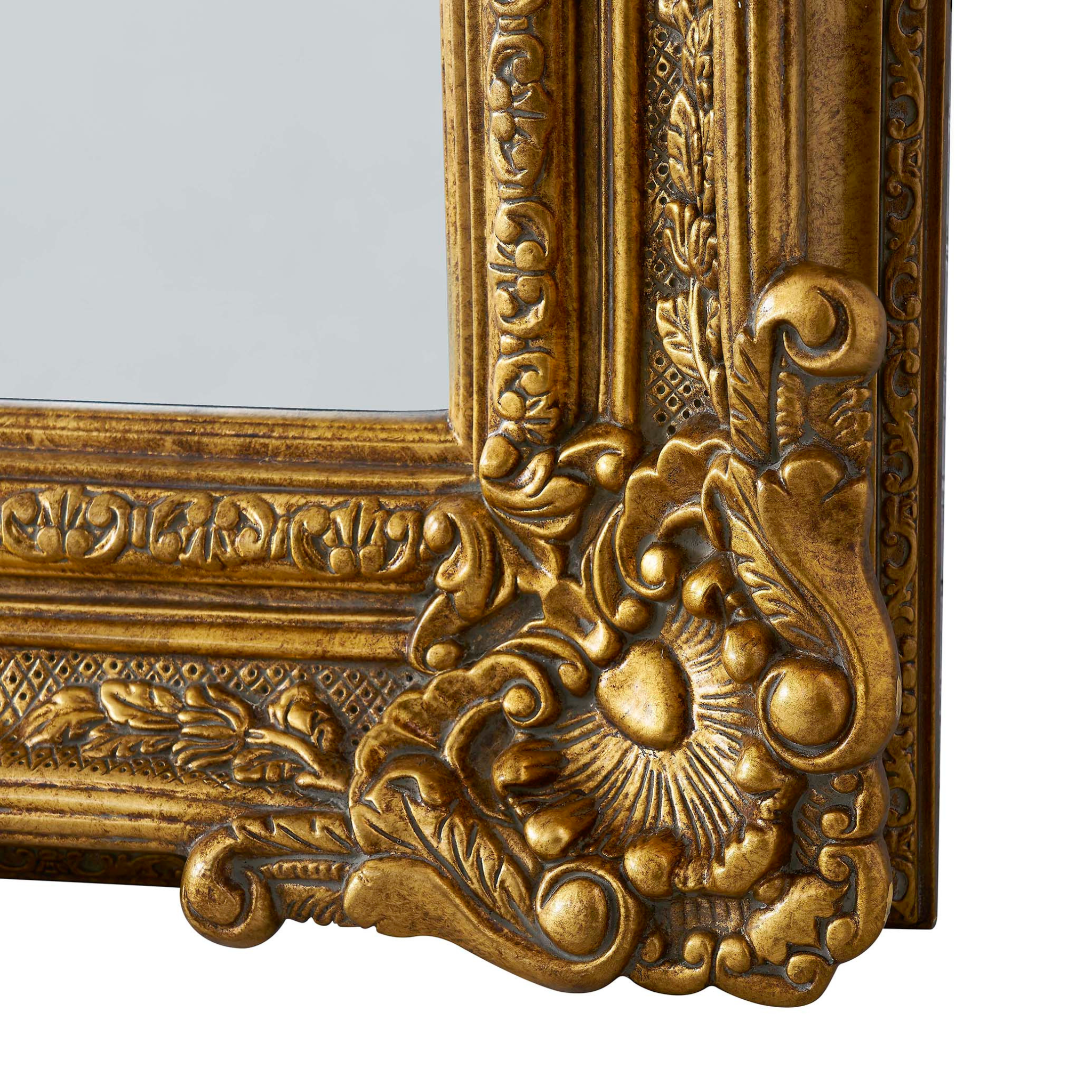 Antique Gold Mirror - Shoppe Details and Design