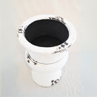 Beach Footed Bowl Planter - Antique Distressed Elegance for Your Plants.