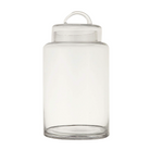 Round Glass Container, Large - Shoppe Details and Design