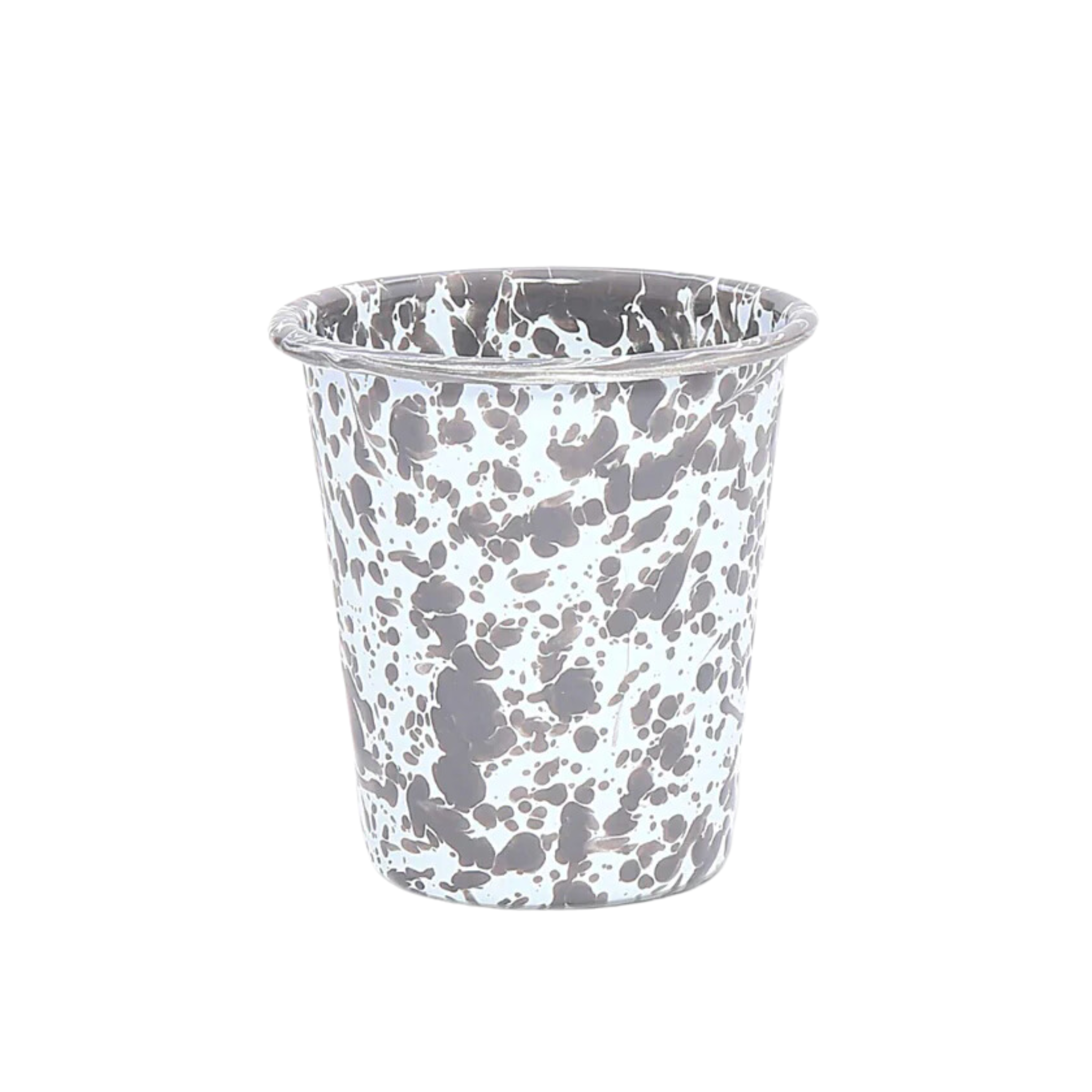 Gray Enamel Splatter Tumbler - 10oz - Shoppe Details and Design