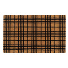 Fine Plaid Coir Doormat