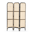 Lightweight Tropical Cane Folding Screen - Room Divider