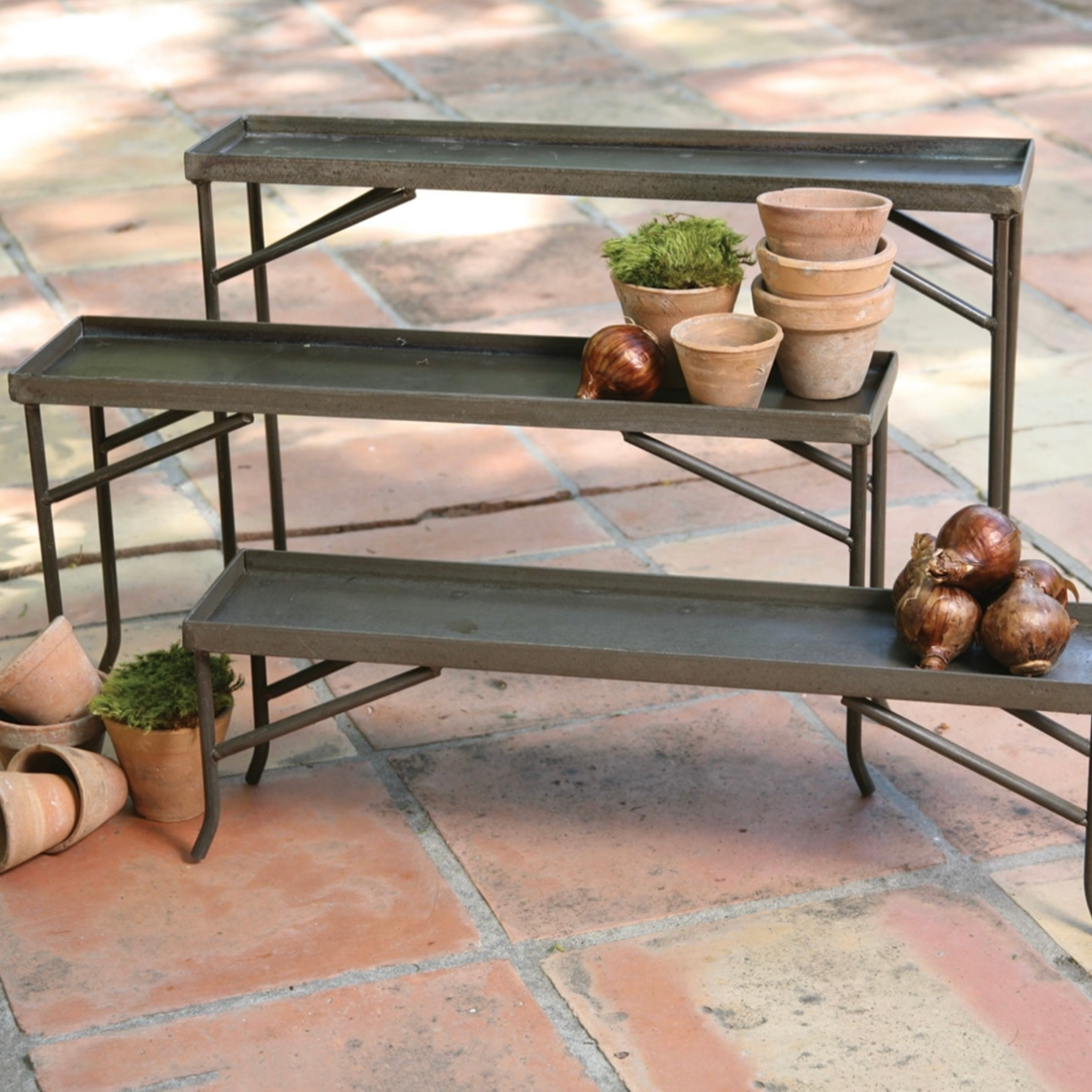 Set of 3 Fireplace Planter Shelves - Shoppe Details and Design