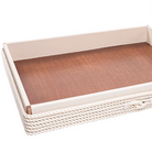 XL Rectangular Tray with Rope Inserts, Cream - Shoppe Details and Design