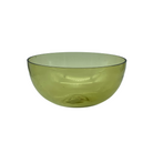 Eco-Chic Olive Glass Bowl - Shoppe Details and Design